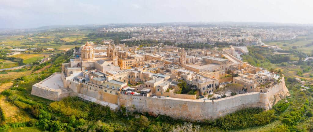 Mdina in Malta where our teachers are based.