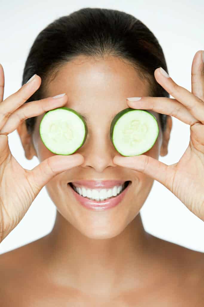 cucumber eye mask